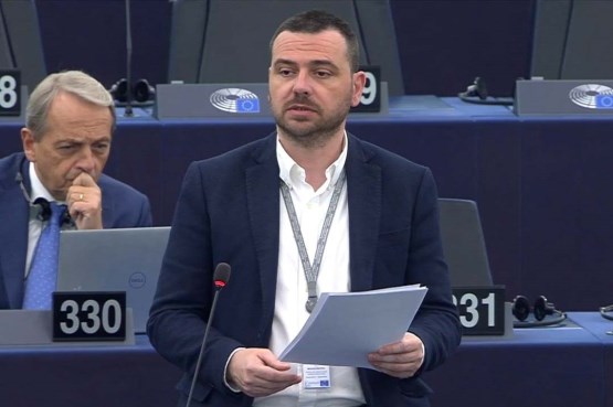 Poslanik u Predstavničkom domu i član Delegacije PSBiH u PSVE Saša Magazinović obratio se učesnicima plenarnog zasjedanja PSVE u Strazburu